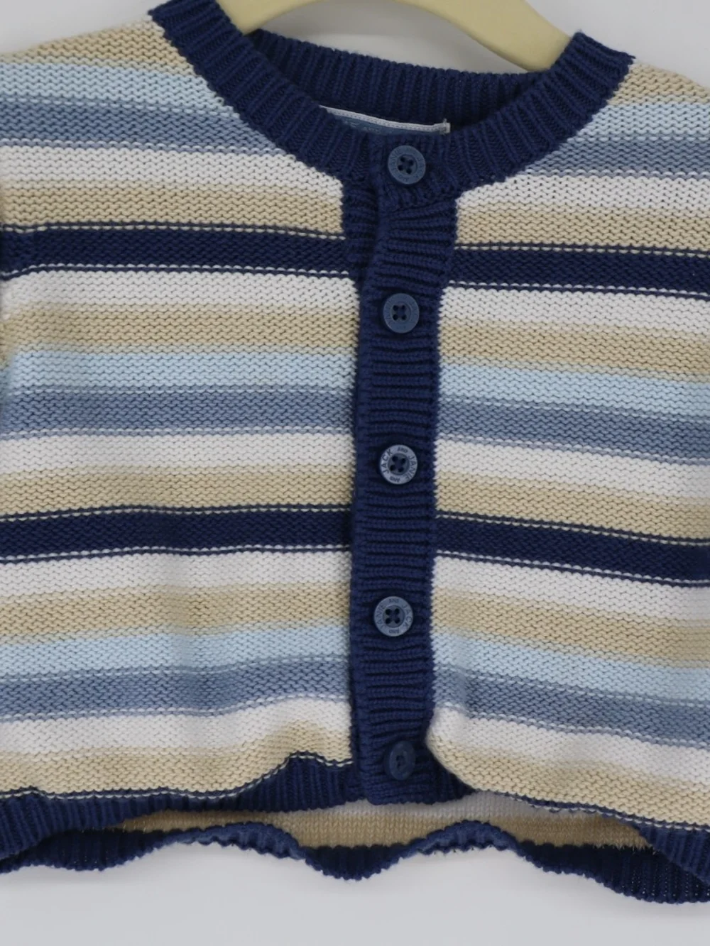 Janie and Jack Baby Striped Nautical Cardigan Sweater 3–6 Months Cotton
